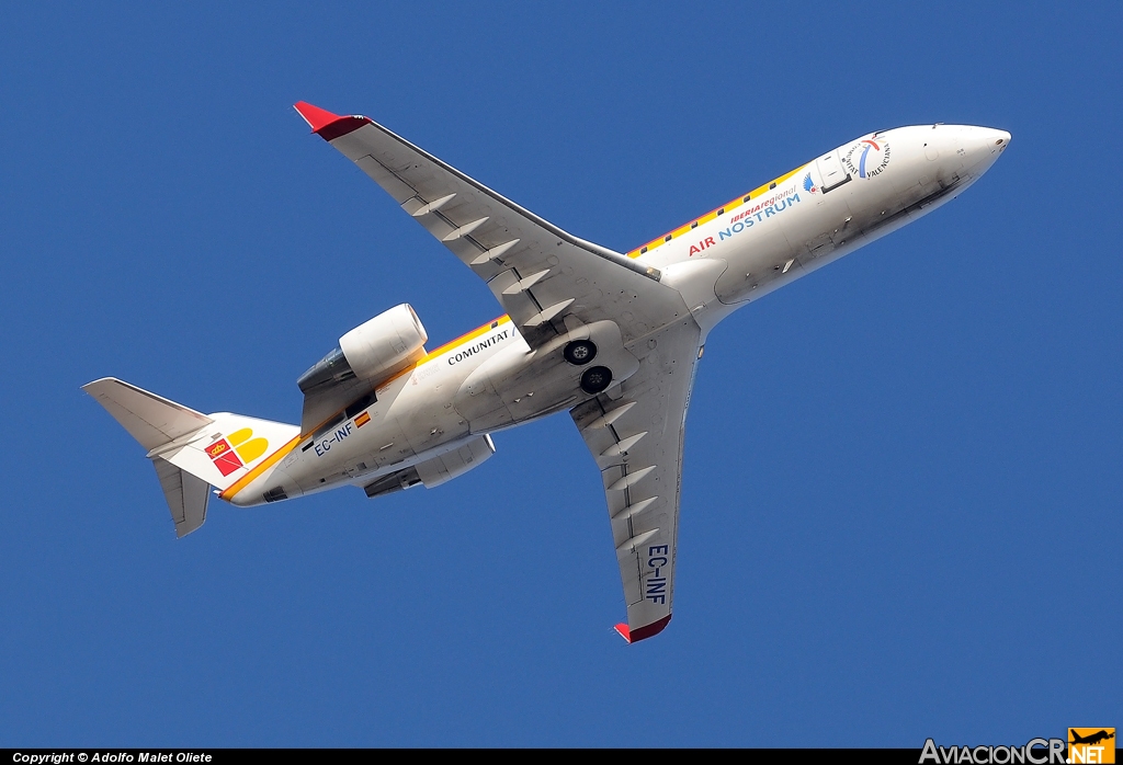 EC-INF - Bombardier CRJ-200ER - Air Nostrum (Iberia Regional)