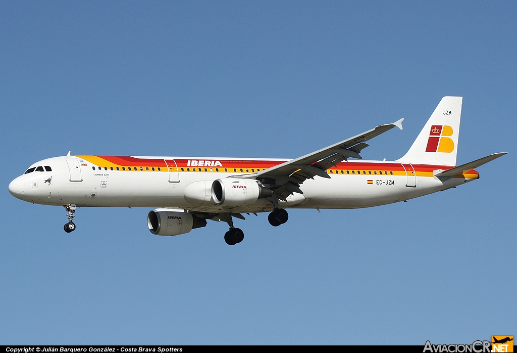 EC-JZM - Airbus A321-211 - Iberia