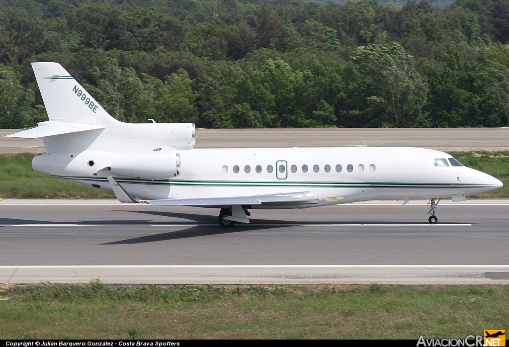 N999BE - Dassault Falcon 7X - Formula 1 Flight Operations