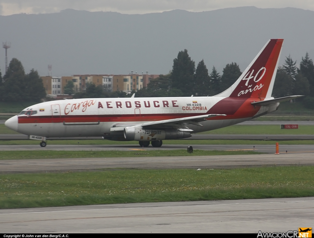 HK-4328 - Boeing 737-2S5C/Adv - Aerosucre