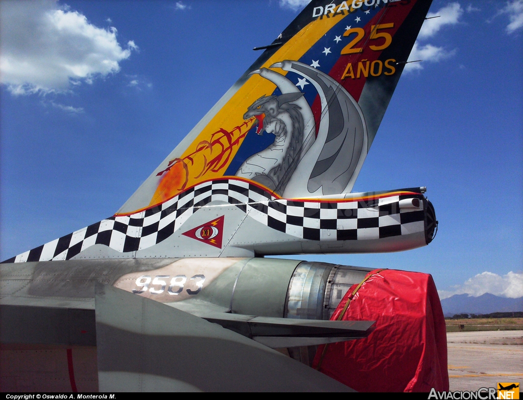 9583 - General Dynamics F-16B Fighting Falcon - Aviacion Militar Bolivariana Venezolana AMBV