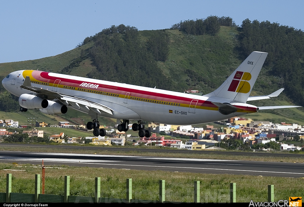 EC-GHX - Airbus A340-313X - Iberia