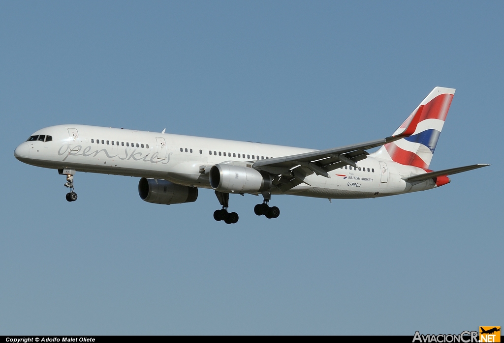 G-BPEJ - Boeing 757-236 - Open Skies (British Airways)