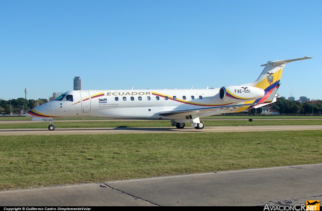 FAE-051 - Embraer ERJ-135BJ Legacy - Fuerza Aerea Ecuatoriana