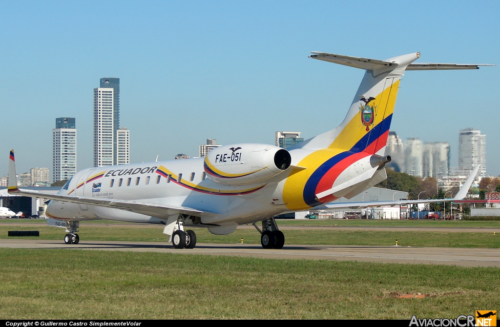 FAE-051 - Embraer ERJ-135BJ Legacy - Fuerza Aerea Ecuatoriana