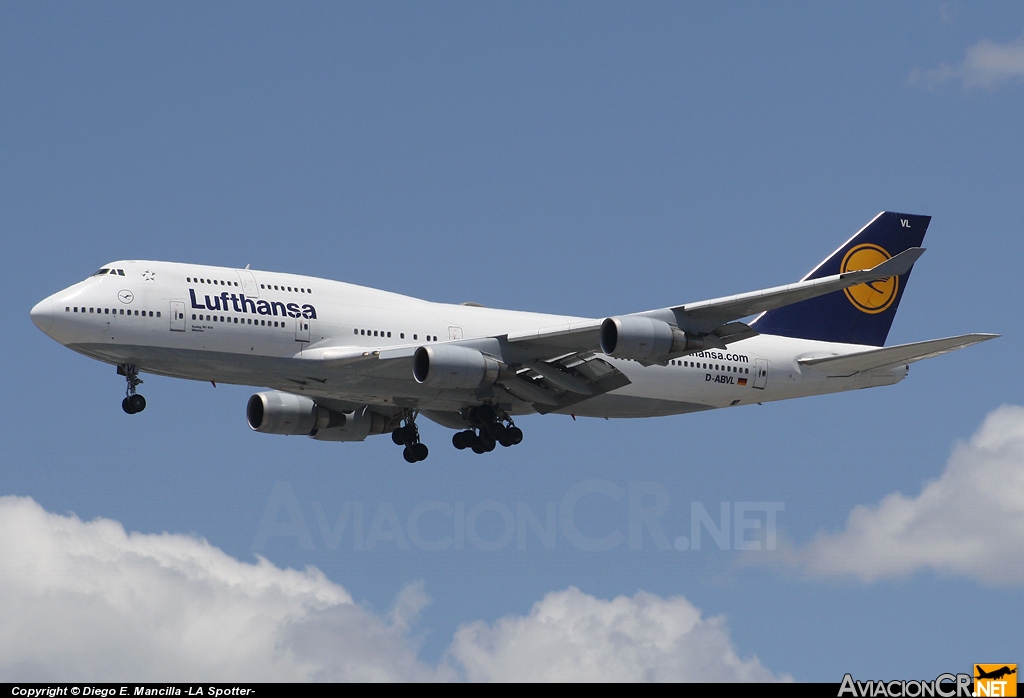 D-ABVL - Boeing 747-430 - Lufthansa