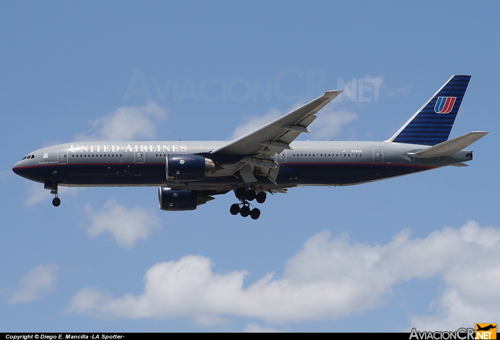 N791UA - Boeing 777-222/ER - United Airlines