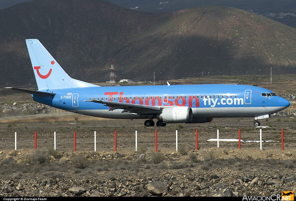 G-THOK - Boeing 737-36Q - Thomsonfly