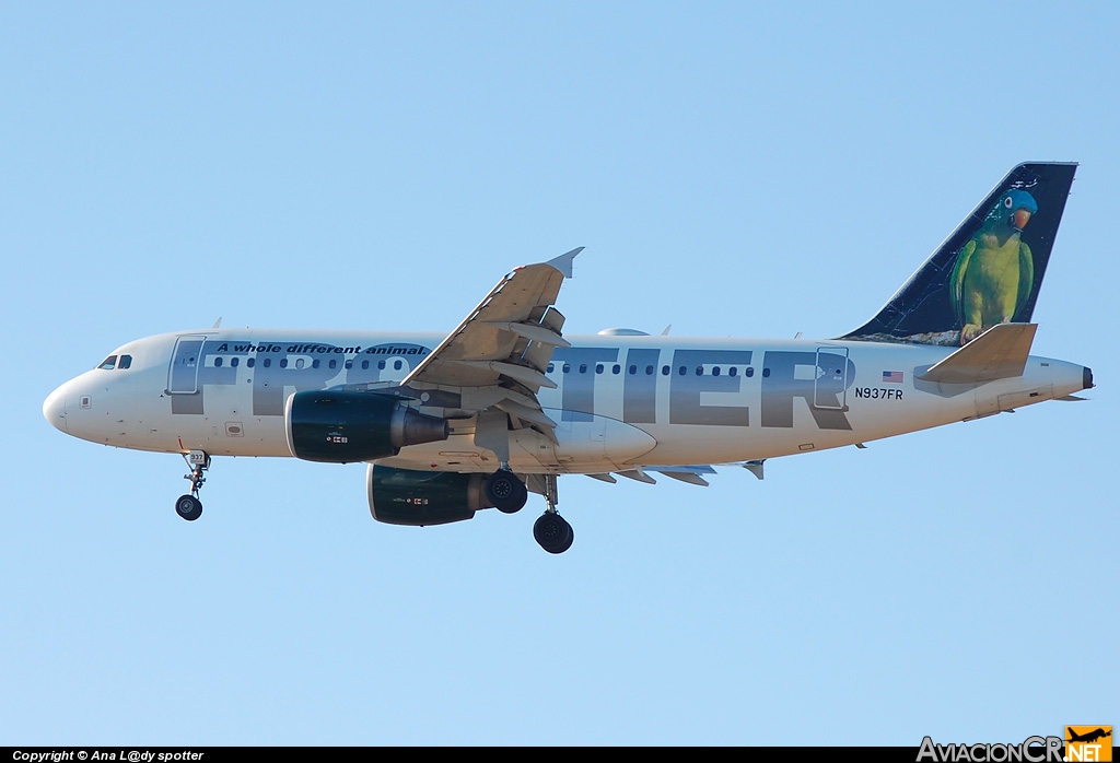 N937FR - Airbus A319-111 - Frontier Airlines