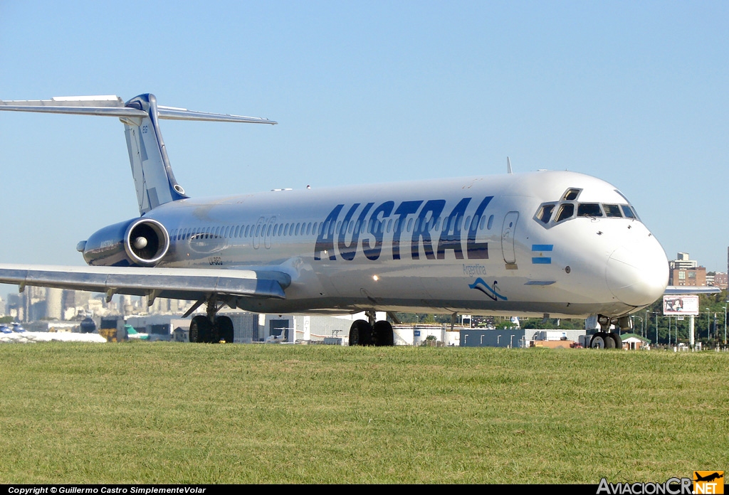 LV-BEG - McDonnell Douglas MD-83 (DC-9-83) - Austral Líneas Aéreas