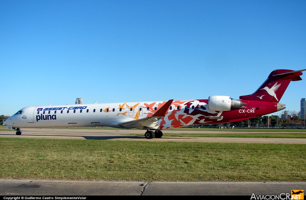CX-CRE - Bombardier CRJ-900LR - Pluna Uruguay