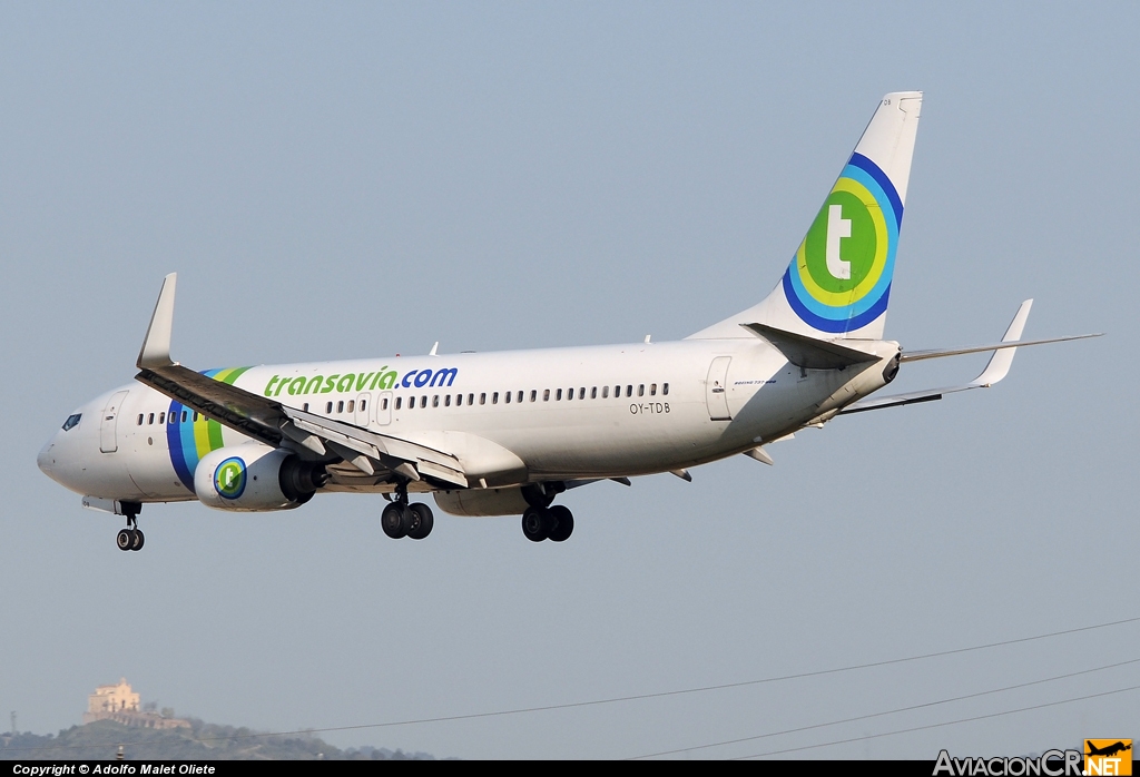 OY-TDB - Boeing 737-8K2 - Transavia Airlines