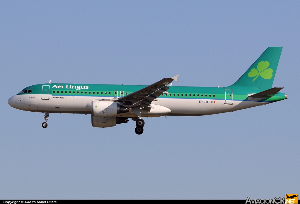 EI-DVF - Airbus A320-214 - Aer Lingus