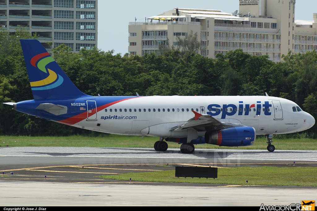 N502NK - Airbus A319-132 - Spirit