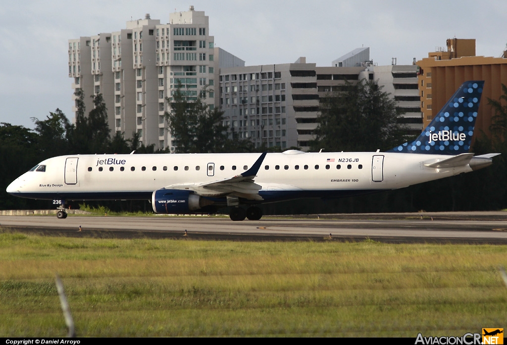 N236JB - Embraer 190-100IGW - Jet Blue