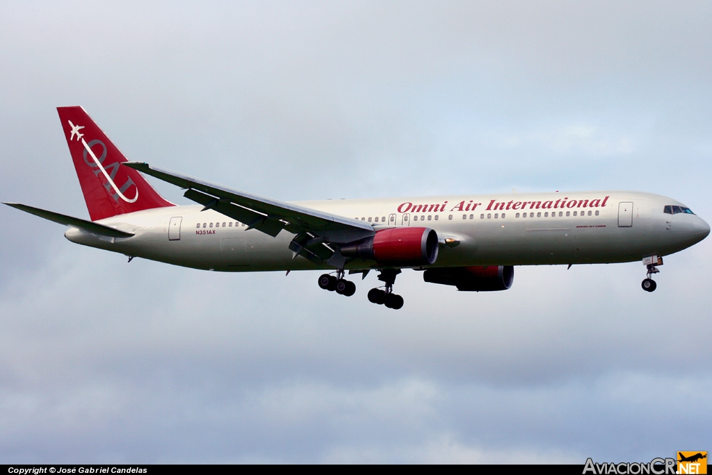 N351AX - Boeing 767-33A - Omni Air International