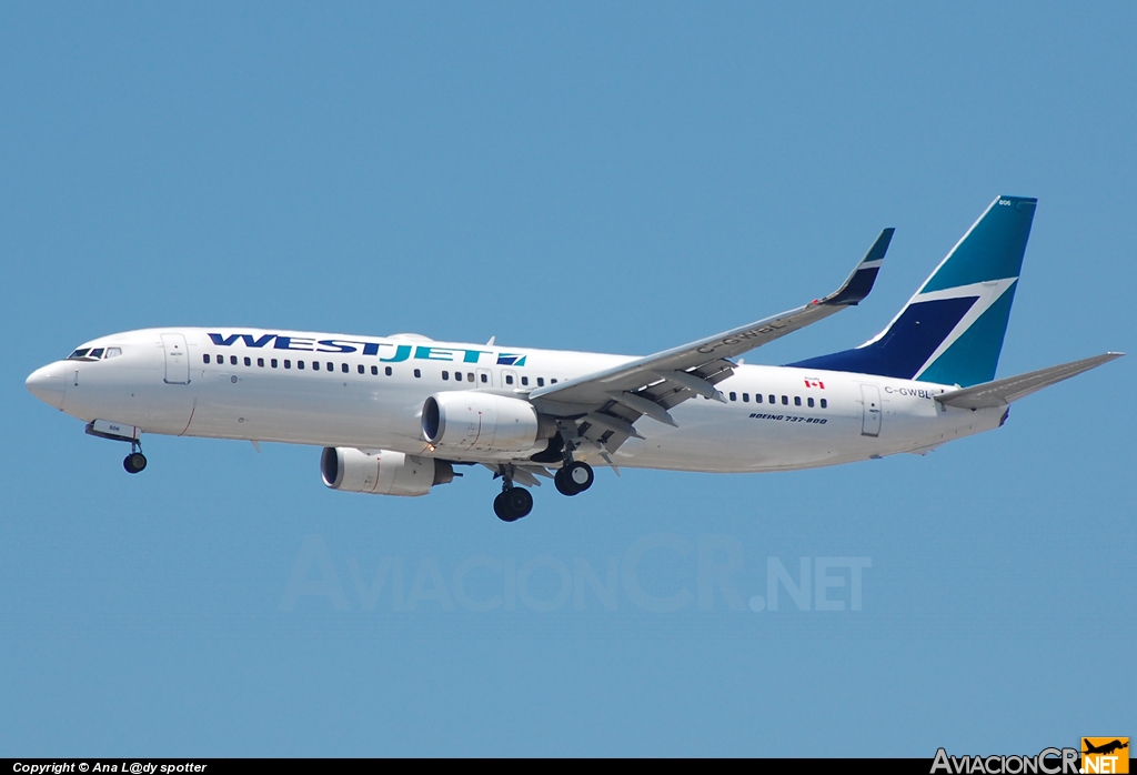 C-GWBL - Boeing 737-8CT - Westjet