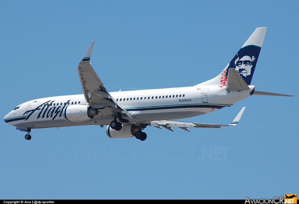 N588AS - Boeing 737-809 - Alaska Airlines