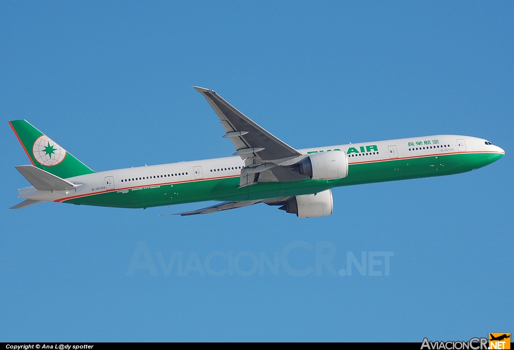 B-16708 - Boeing 777-35E/ER - EVA Air