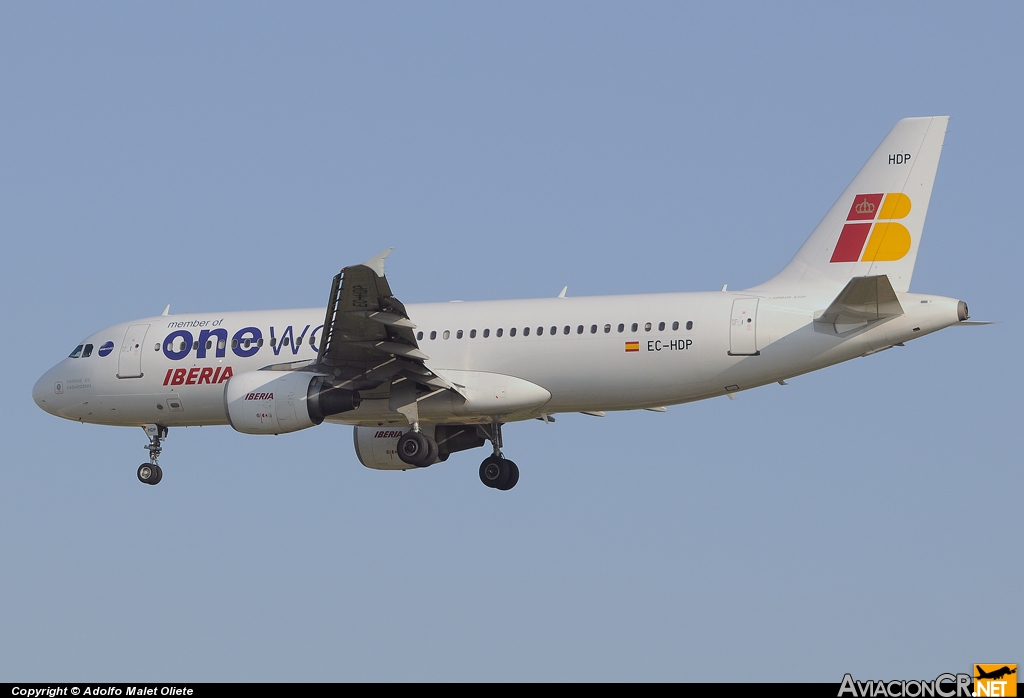 EC-HDP - Airbus A320-214 - Iberia