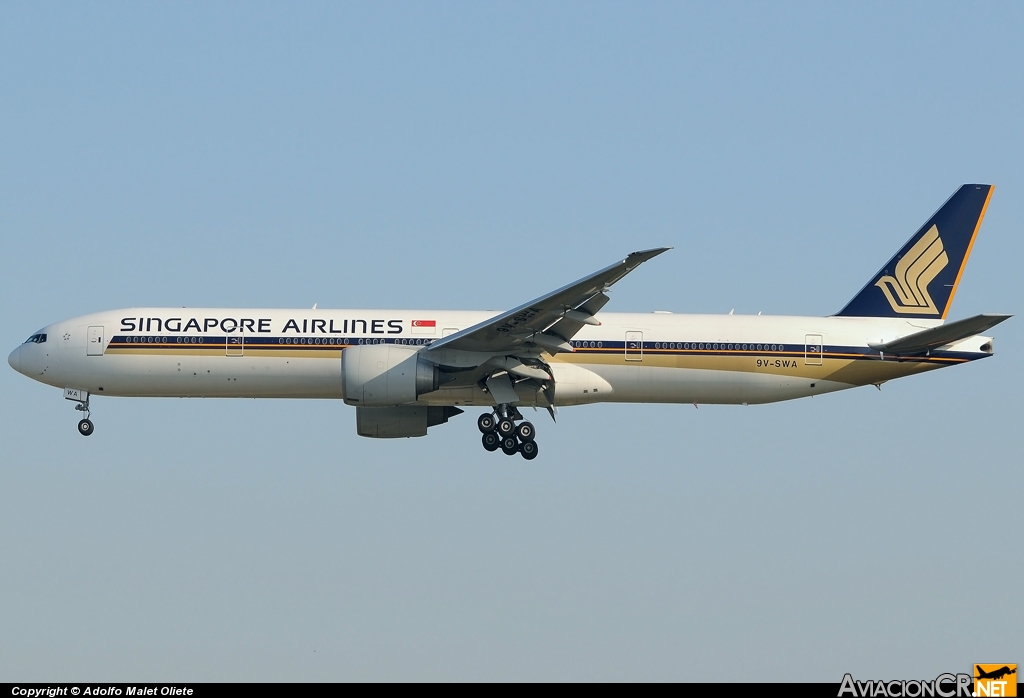 9V-SWA - Boeing 777-312-ER - Singapore Airlines