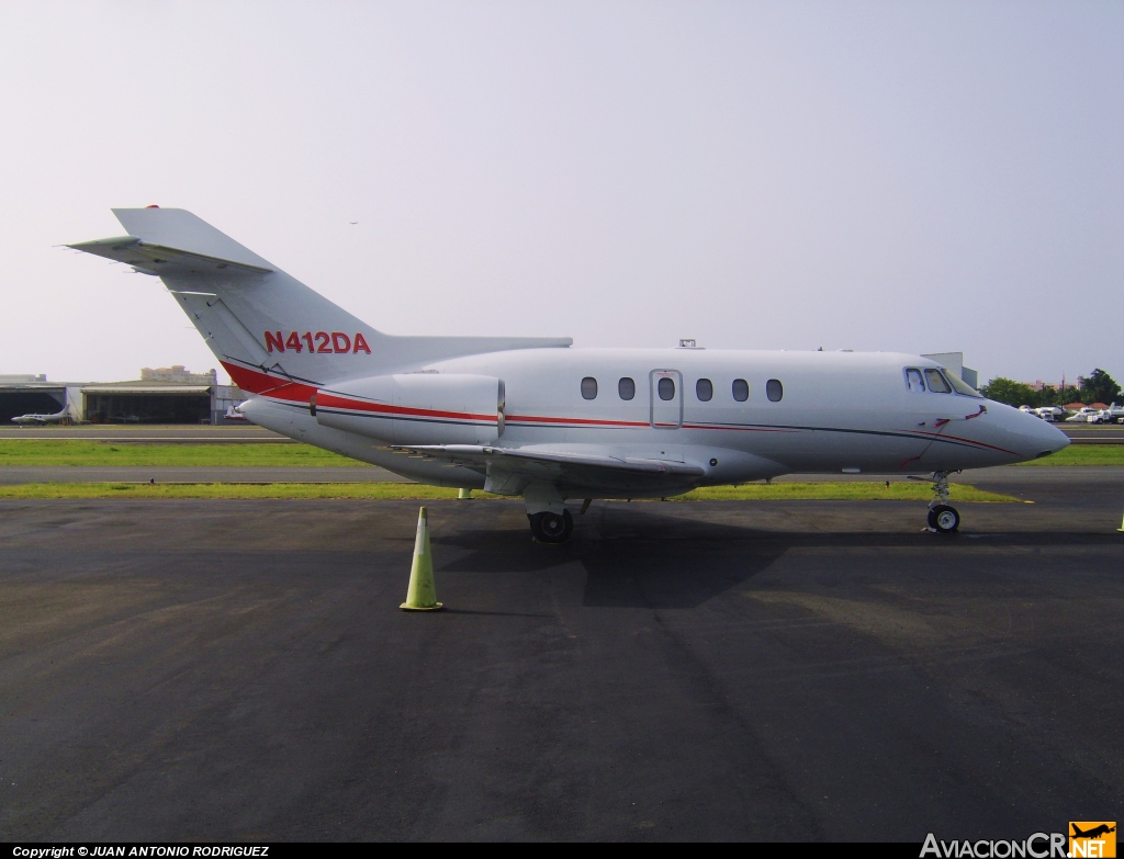 N412DA - British Aerospace BAE 125-800A - Privado