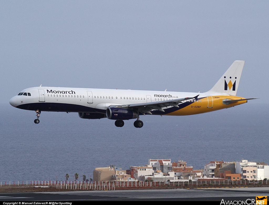 G-OZBP - Airbus A321-231 - Monarch Airlines