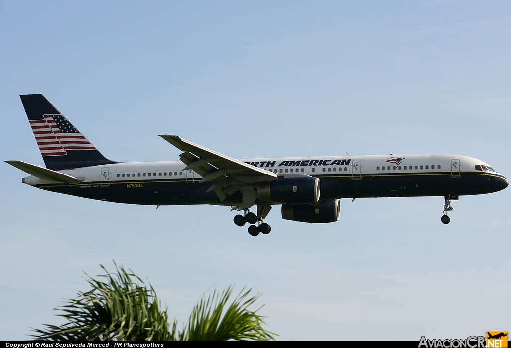 N750NA - Boeing 757-28A - North American Airlines