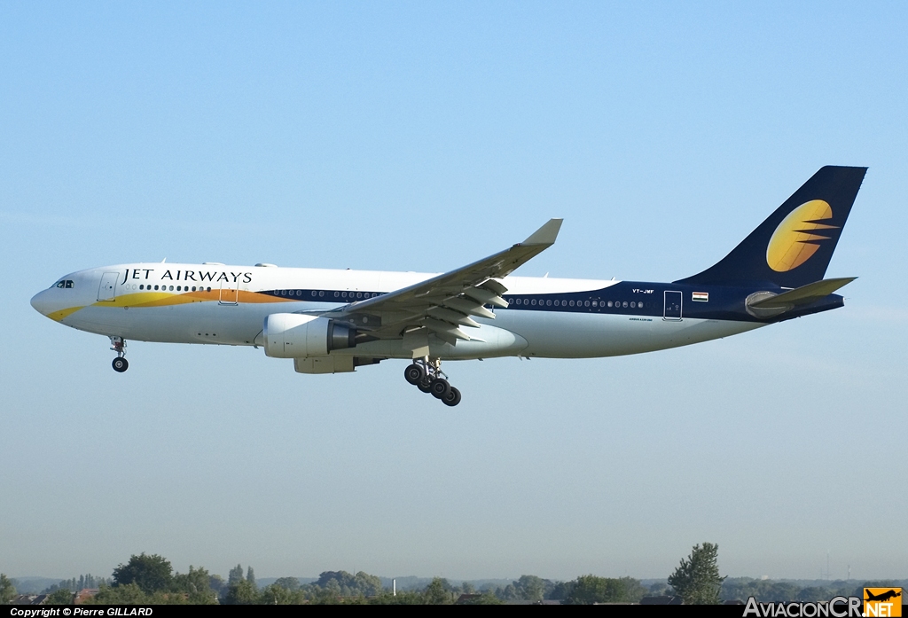 VT-JWF - Airbus A330-202 - Jet Airways