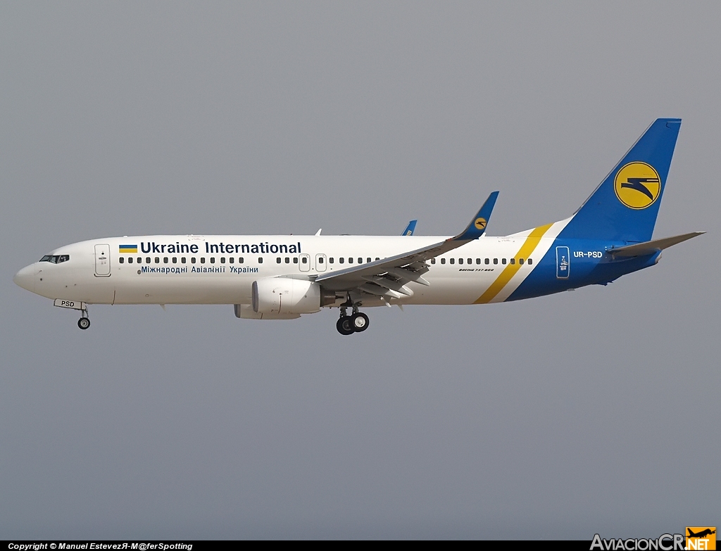 UR-PSD - Boeing 737-8HX - Ukraine International Airlines