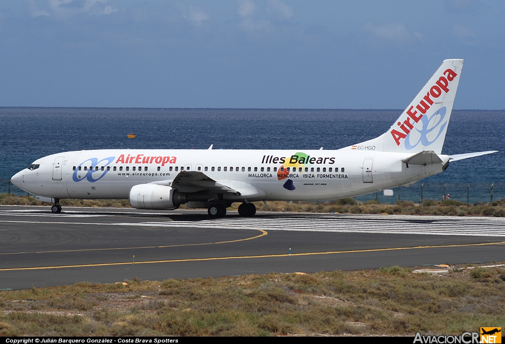 EC-HGO - Boeing 737-85P - Air Europa