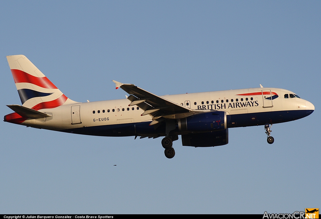 G-EUOG - Airbus A319-131 - British Airways