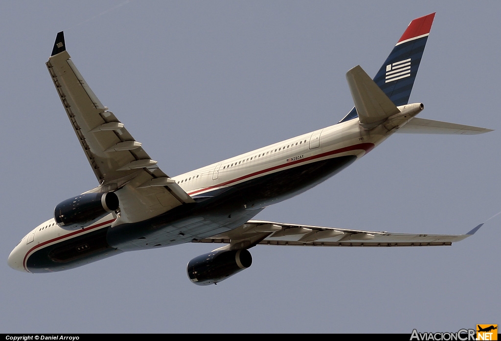 N280AY - Airbus A330-243 - US Airways