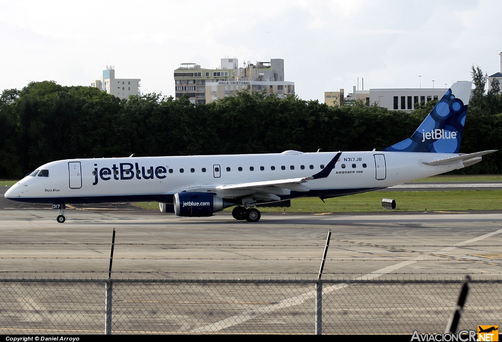 N317JB - Embraer 190-100IGW - Jet Blue