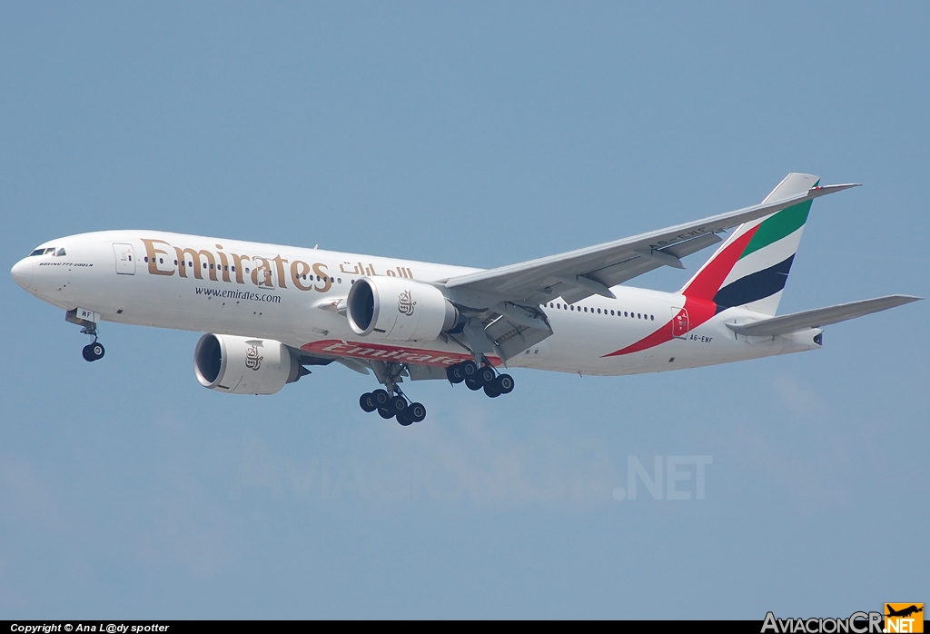 A6-EWF - Boeing 777-21H/LR - Emirates
