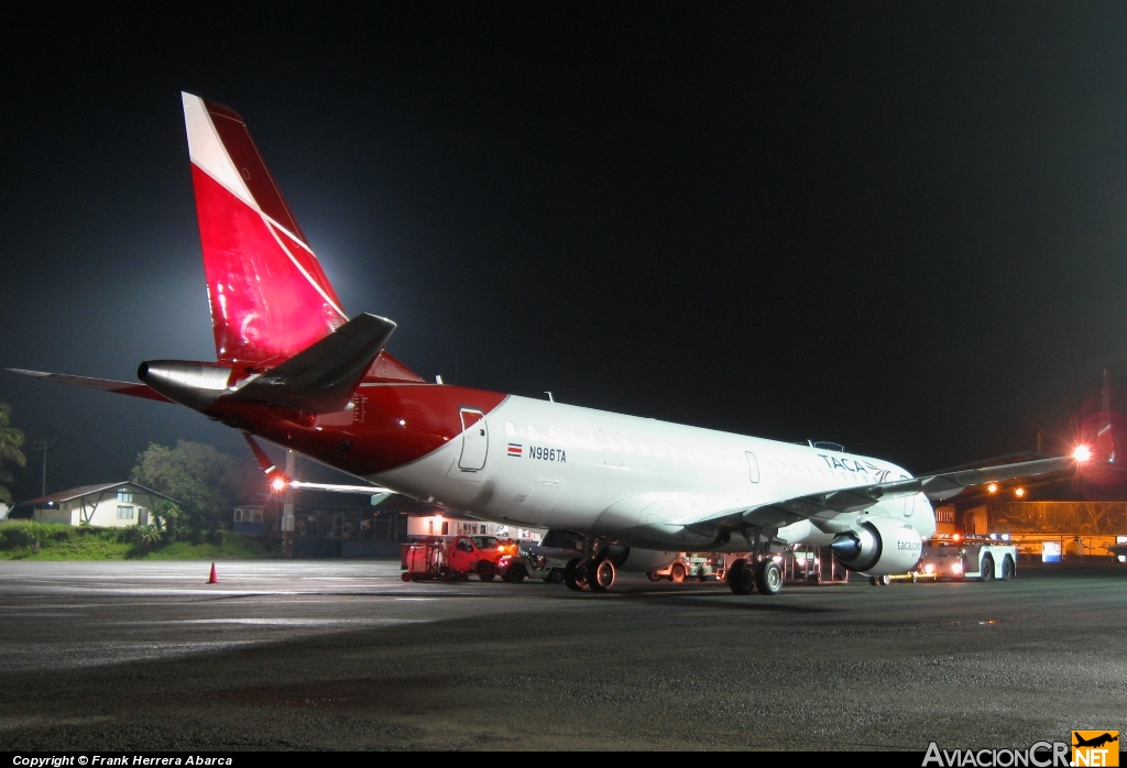 N986TA - Embraer 190-100IGW - TACA