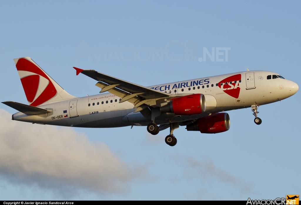 OK-OER - Airbus A319-112 - CSA Czech Airlines