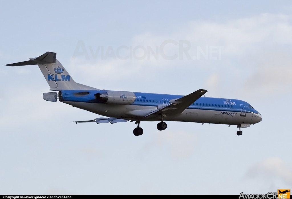 PH-OFN - Fokker 100 (F-28-0100) - KLM-Cityhopper