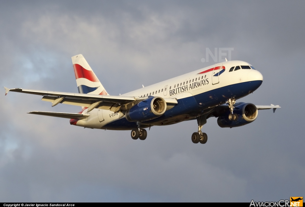 G-EUPB - Airbus A319-131 - British Airways