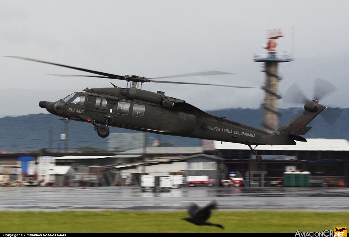 FAC4106 - Sikorsky UH-60A Black Hawk (S-70A) - Fuerza Aérea Colombiana