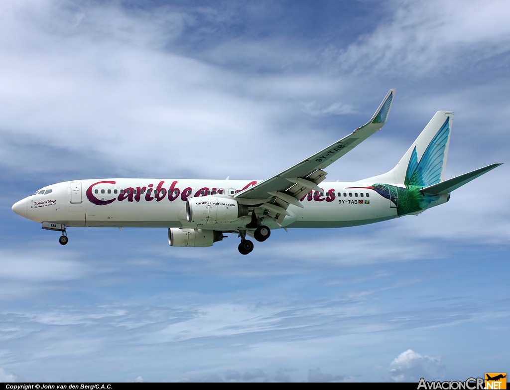 9Y-TAB - Boeing 737-8Q8 - Caribbean Airlines