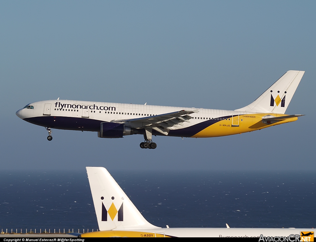 G-MAJS - Airbus A300B4-605R - Monarch Airlines
