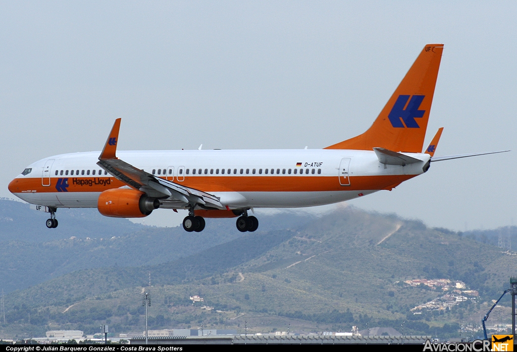 D-ATUF - Boeing 737-8K5 - Hapag-Lloyd