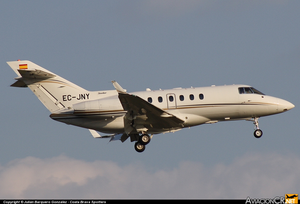 EC-JNY - Raytheon Hawker 800XP - Gestair