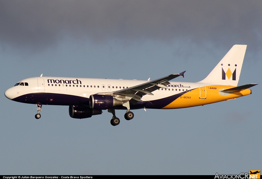 G-MONX - Airbus A320-212 - Monarch Airlines