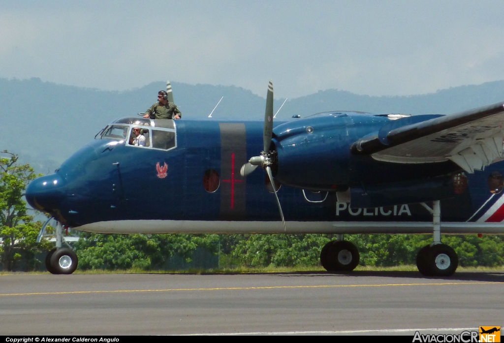 MSP002 - De Havilland Canada C-7A Caribou - Ministerio de Seguridad Pública - Costa Rica