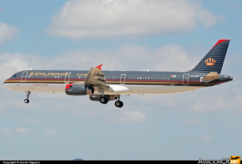 JY-AYH - Airbus A321-231 - Royal Jordanian Airline