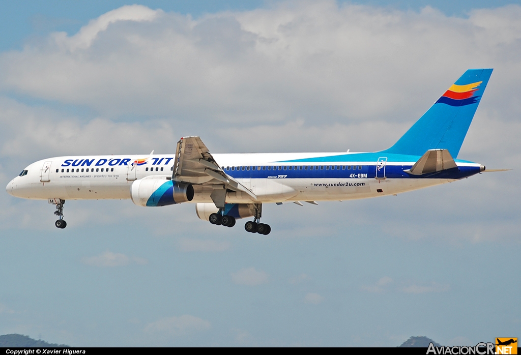 4X-EBM - Boeing 757-258 - Sun d`Or International Airlines