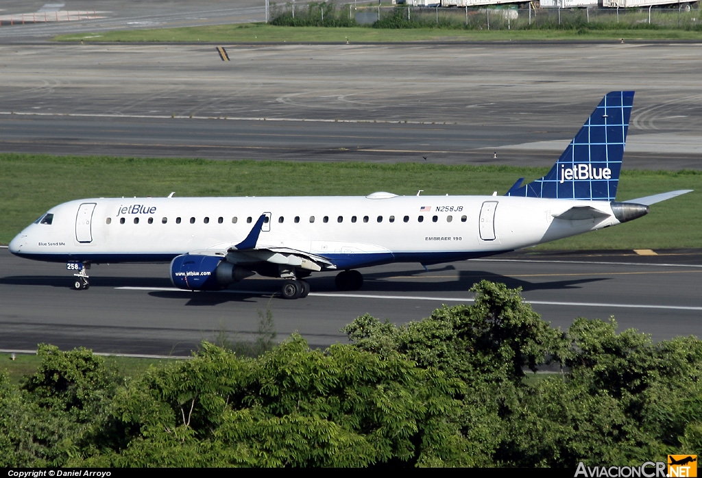 N258JB - Embraer 190-100IGW - Jet Blue