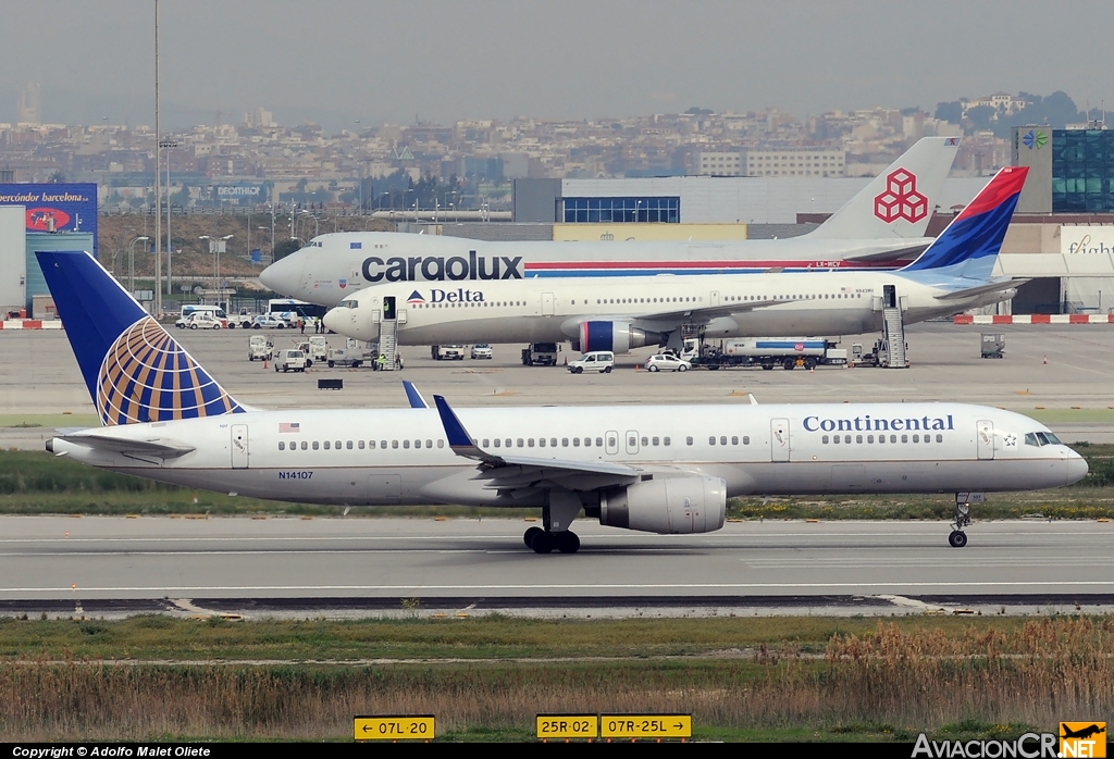 N14107 - Boeing 757-224 - Continental Airlines